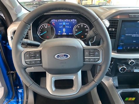2021 Ford F150 Xlt Supercrew 4x4 Medium Dark Slate Steering Wheel Photo