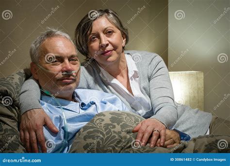 Mature Husband And Wife Make Selfie On Cell Phones For Walk Royalty Free Stock Photography