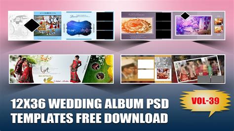 Indian Wedding 12x36 Album Psd Photoshop Template File