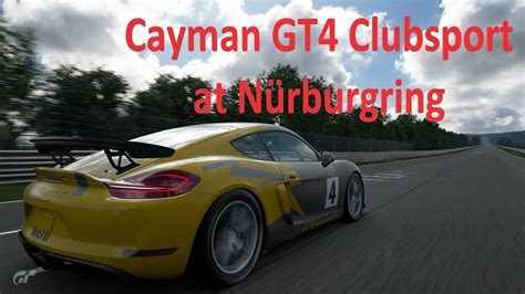 Gran Turismo Sport Porsche Cayman Gt Clubsport At N Rburgring