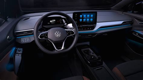 2022 Volkswagen Id4 Ev Interior Simple And Full Of Lights