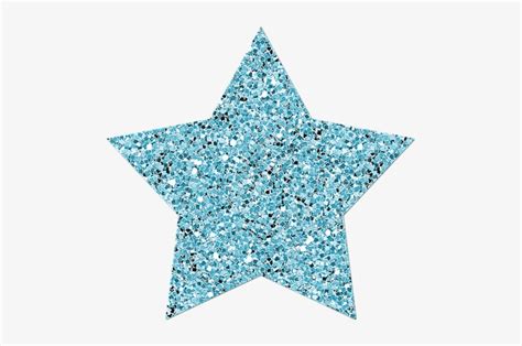 Stars Clipart Glitter Blue Glitter Star Png Free Transparent Png