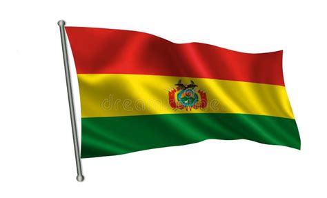 Bolivia Flag A Series Of `flags Of The World Stock Illustration