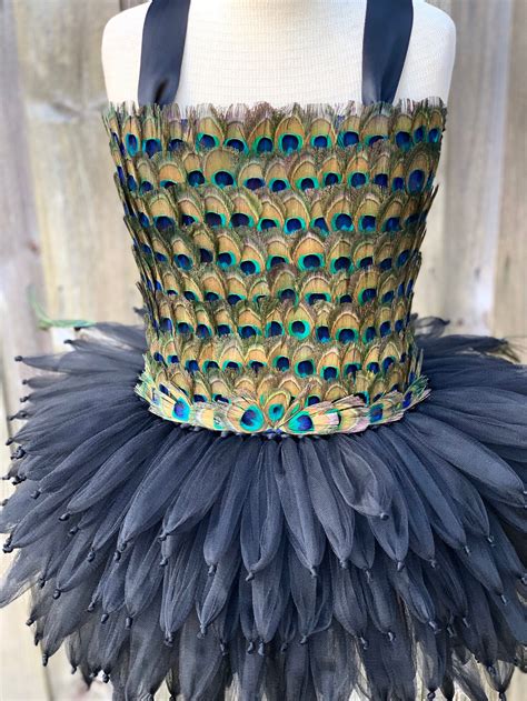 Peacock Dress Peacock Costume Mardi Gras Pageant Dress Bird Etsy