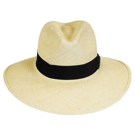 Stetson Destiny Panama Straw Wide Brim Fedora Hat Panama Hats