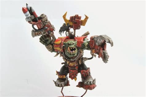 Painting Table Update Stormclaw Commission Warboss ~ The Fraying