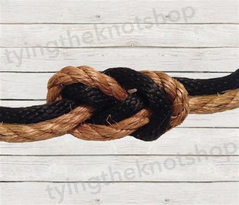 Knot Tying Wedding Ceremony The Fishermans Knot Or Lovers Knot Is