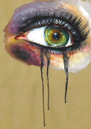 So last week i was bored at english class and i was doodeling on my paper and usually i always doodle eyes cause its the only thing i can draw and i drew this eye crying paint inspired by selftitled. Pin by Melany Lopez on Captivating | Eye art, Eye painting ...