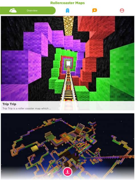 Roller Coasters In Minecraft Pe Pocket Edition Map Apprecs