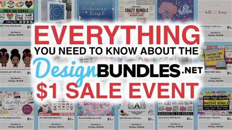 EVERYTHING You Need To Know About The Design Bundles $1 Sale Event ...