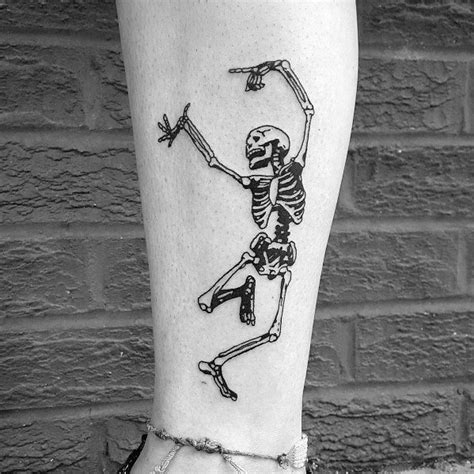 Diy tattoo tattoo foto body art tattoos cool tattoos handpoked tattoo tattoo designs dibujos tattoo skeleton tattoos snake tattoo. 50 Dancing Skeleton Tattoo Ideas For Men - Moving Bone Designs
