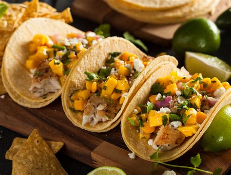 Home all recipes grilled fish tacos with spicy mayo. RECIPE: Grilled Fish Tacos with Peach Salsa