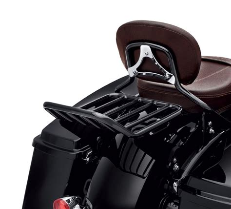 Harley Davidson H D Detachables Two Up Luggage Rack Gloss Black In