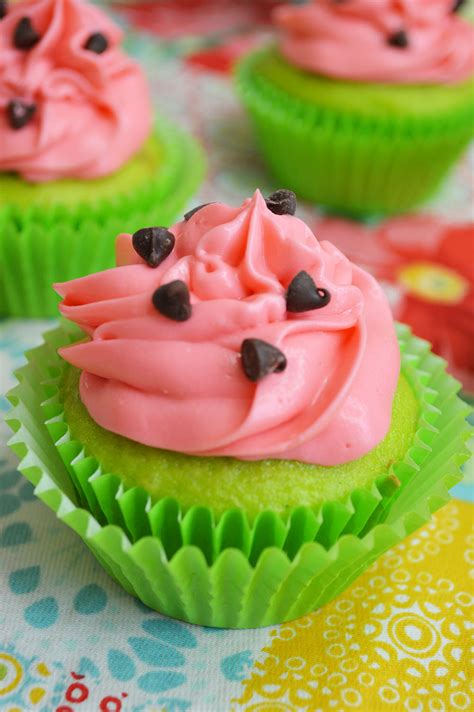Adorable Watermelon Cupcakes Perfect For A Summer Treat