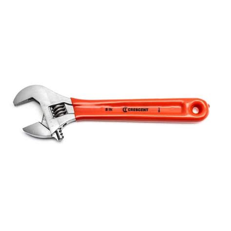Crescent 8 In Chrome Cushion Grip Adjustable Wrench Ac28cvs The Home