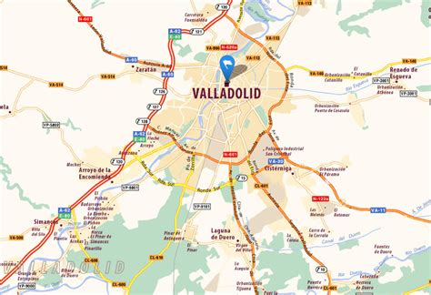 Valladolid Map And Valladolid Satellite Image