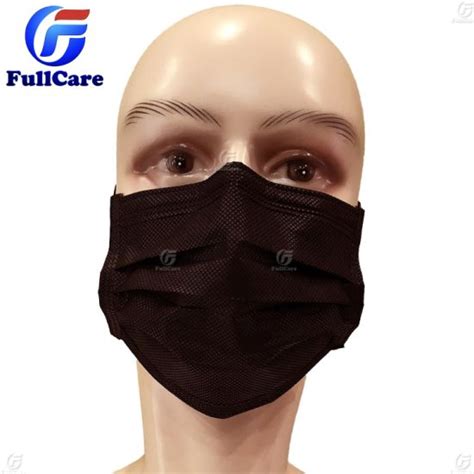 China Disposable Nonwoven Black Medical Surgical Doctor Face Mask With