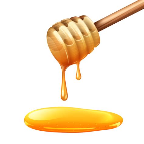 Honey Drip Svg Free Flowing Honey Or Sweet Jam Stock Vector