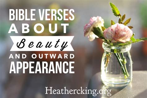 Bible Verses About Beauty And Outward Appearance Heather C King