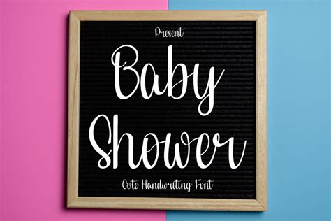 Baby Shower Font By Inermedia Studio · Creative Fabrica