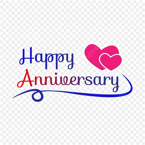 Happy Anniversary Love Vector Png Images Happy Anniversary Greetings