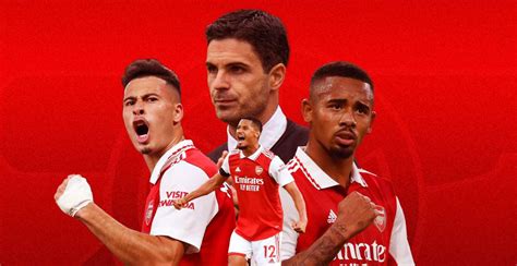 Skuad Lengkap Arsenal 20222023 Ganas Di Peringkat Atas