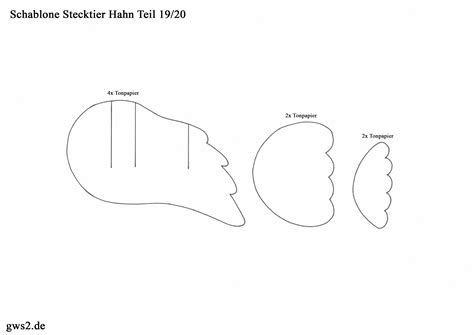 Sie müssen sich dann zwar meist erst ein wenig. Grosse Hahn Schablone Zum Kostenlos Ausdrucken - Grosse ...