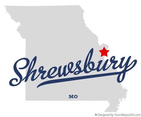 Map Of Shrewsbury Mo Missouri