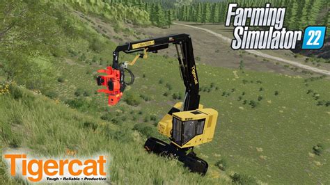 Fs22 🚧 Tigercat Lh 822d 🚧 Farming Simulator 22 Mods Youtube