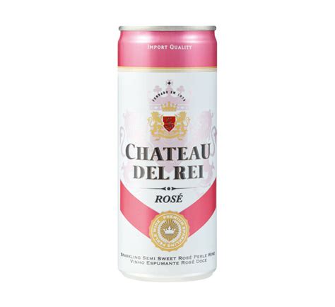 Chateau Del Rei Sparkling Semi Sweet Perle Wine 24 X 200 Ml Rosé