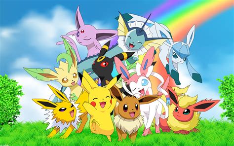 Pokémon Wallpaper At The End Of The Rainbow Minitokyo