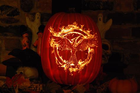 Tribute To The Hungers Games Mockingjay Cute Pumpkin Carving Pumpkin