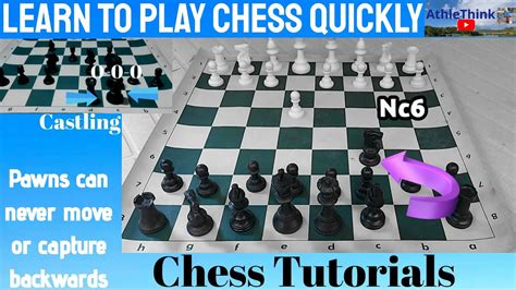 How To Play Chess Learn To Play Chess Quickly Chess Tutorial Athlethink Youtube
