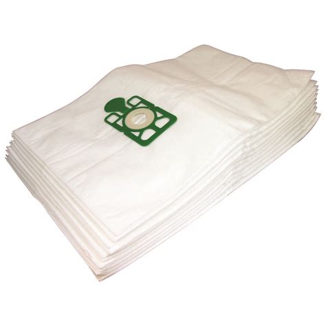 10 Large Deluxe Microfibre Vacuum Hoover Dust Bags For Numatic 3bh