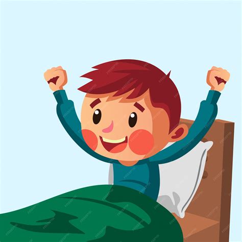 Premium Vector Boy Get Recover From Flu Illustration