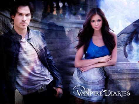 Damon And Elena The Vampire Diaries Wallpaper 8415394 Fanpop