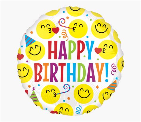 Clipart Happy Birthday Emojis Png Free Transparent Clipart Clipartkey