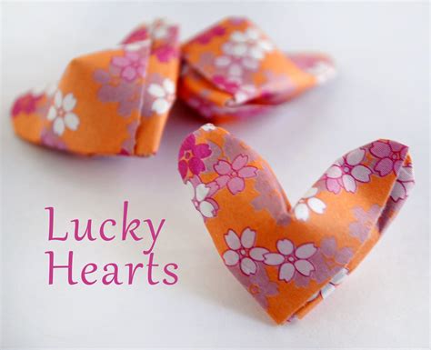 Zakka Life Origami Lucky Hearts
