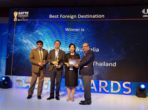 Thailand won the 'Best Foreign Destination 2019' award at SATTE ...