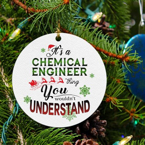 Christmas Ornament 2020 Funny T For Job Chemical