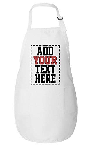 Personalized Aprons For Women And Men Add Your Text Number Custom Apron With Pockets Buy