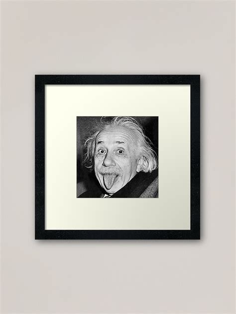 Einstein Framed Art Print By Romeobravado Redbubble