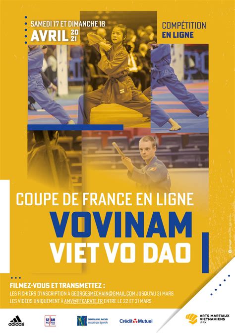 Coupe De France En Ligne Vovinam Viet Vo Dao Fédération Française De
