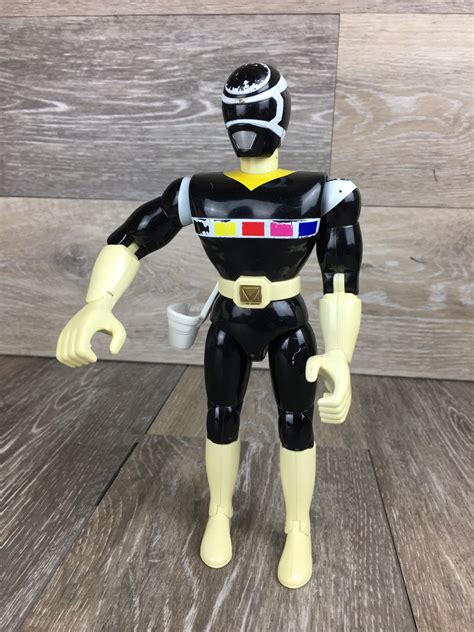 Bandai Power Rangers In Space Deluxe Black Galactic Rovr