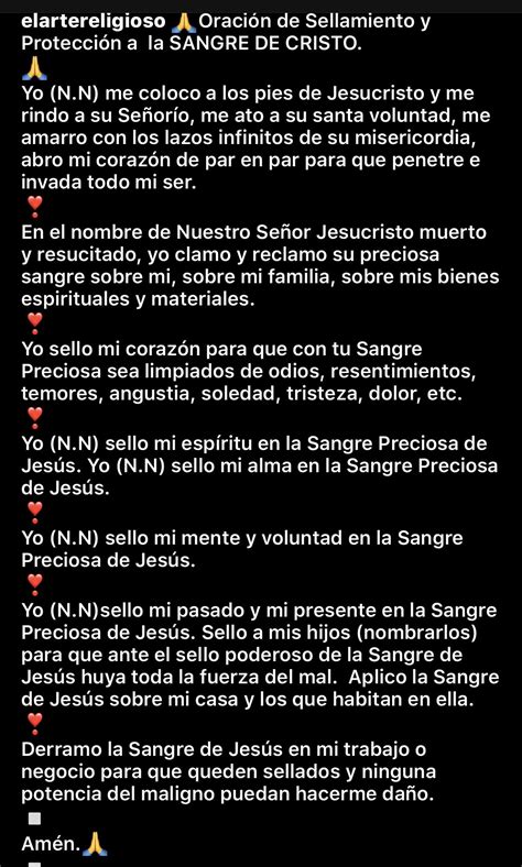 Pin De Angelica Gil B En Oraciones A Mi Amado SeÑor JesÚs Sangre De