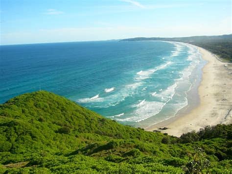 Main beach, a popular tourist destination in new south wales, was washed away with trees and a concrete walkway collapsing into the sea. Free Byron Bay Australia NSW Stock Photo - FreeImages.com
