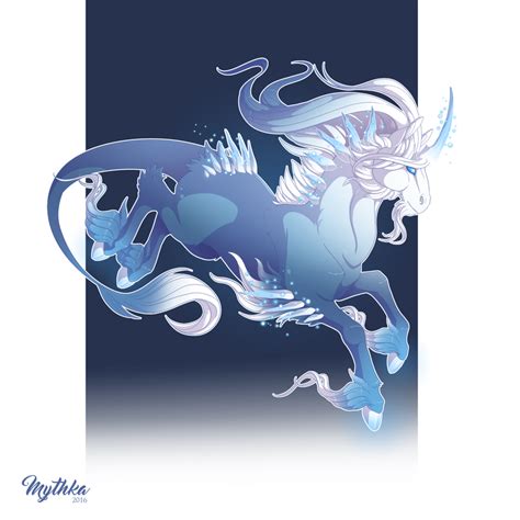 Dec 19 Glacial Unicorn By Mythka On Deviantart