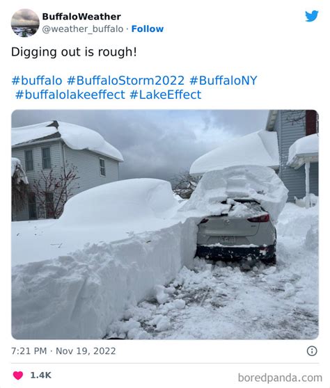 Massive Snowfall Tops 6 Feet In Buffalo New York And People Are