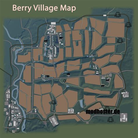 Fs 19 Berry Village Map V 255 Season Ready Big Maps Mod Für Farming