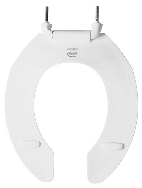 Bemis Elongated Standard Toilet Seat Type Open Front Type Includes